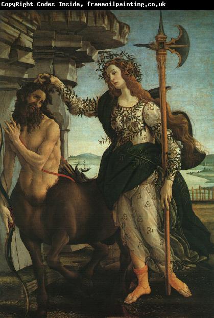 BOTTICELLI, Sandro Pallas and the Centaur f